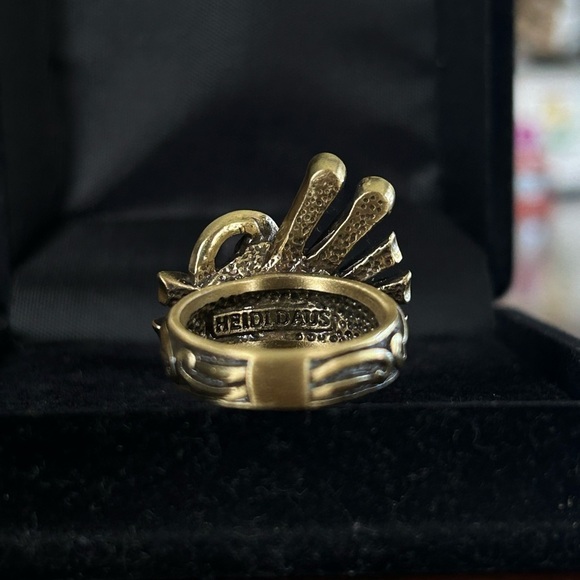 Heidi Daus | French Kiss Gold Tone Ring - Picture 2 of 7